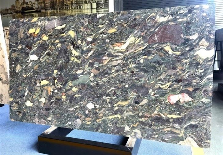 Quatre Saisons Green Marble Slab