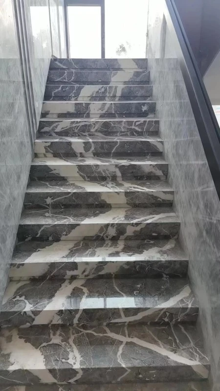 Grey Marble Spiral Stair